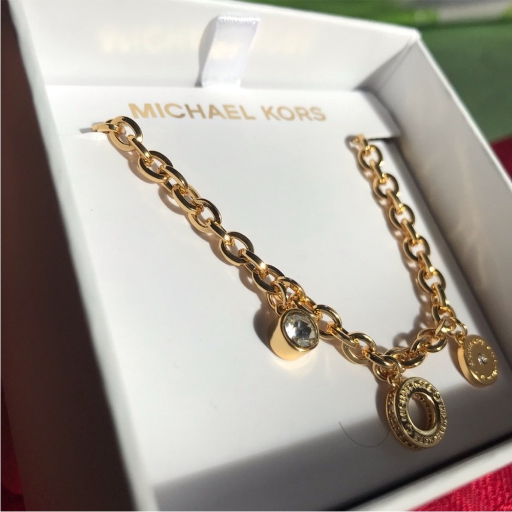 Michael Kors Gold Charm Bracelet
